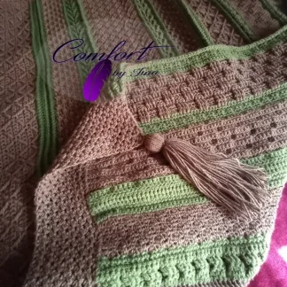 Celtic Throw Blanket with Tassels